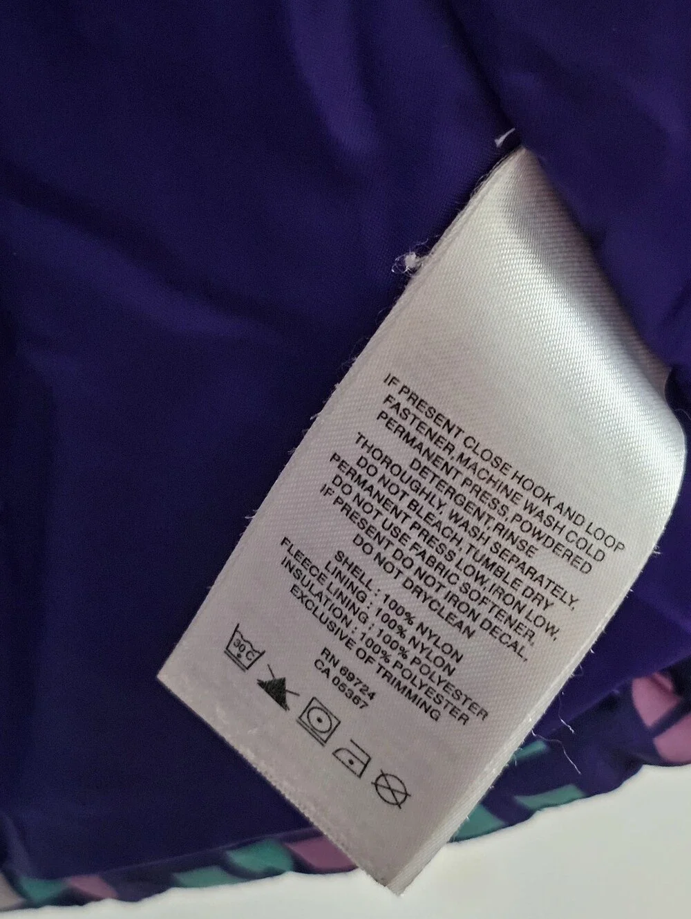 Columbia Horizon Ride Girls Large 14/16 Waterproof Insulated Ski Jacket Purple